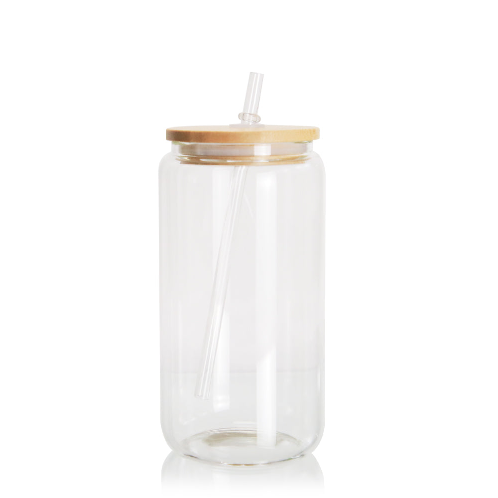 16 oz blank glass cup - read description